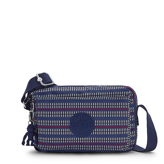 Kipling Abanu Printed Crossbody Bags Blue Geo Print | CA 1037QM